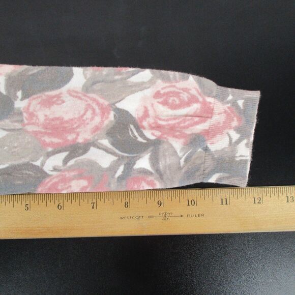 Banana Republic Womens Petite XS Thin Button Cotton Cardigan Cottage Core Pink - Picture 4 of 7